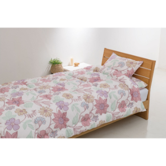 ダクロン3点セット　ルーナ　シングル　ピンク