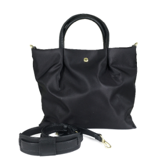 【Legato Largo】肩楽　2WAY ショルダーバッグ　ブラック