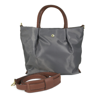 【Legato Largo】肩楽　2WAY ショルダーバッグ　グレー