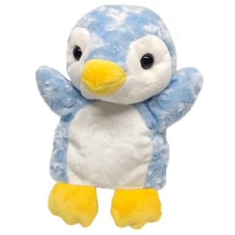 ハンドパペット ペンギン ブルー