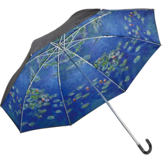 名画折りたたみ傘～晴雨兼用～（モネ「睡蓮Ⅱ」）