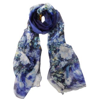 名画ストール（ルノワール「大きな花瓶」）