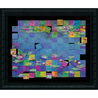 名画モザイクアート ～アートフレーム～（モネ「睡蓮（Lサイズ）」）