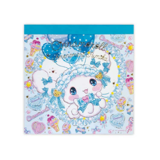 クローズピン　飴ノ森ふみかメモパッド　シナモロール