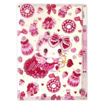 クローズピン　飴ノ森ふみかＡ５クリアファイル　ハローキティ