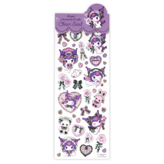 クローズピン　飴ノ森ふみかふち箔クリアシール　クロミ