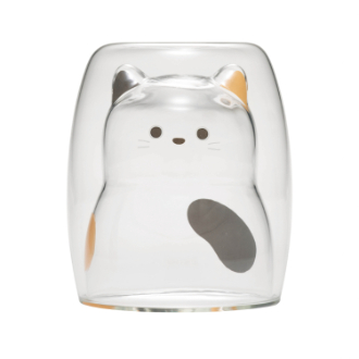 耐熱猫グラス　ミケ