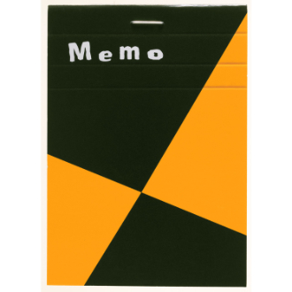 図案メモパッド　方眼罫＜B7＞