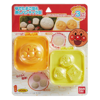 【アンパンマン】ゆでたまご型＆蒸しパンキャラ型