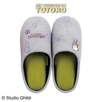 となりのトトロ どんぐりトトロ スリッパ グレー