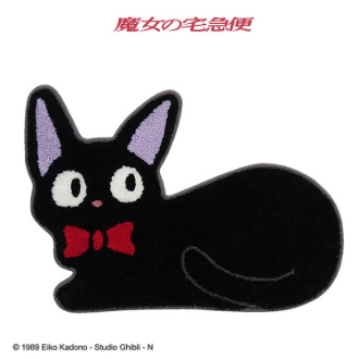 魔女の宅急便 くつろぎ インテリアマット ブラック