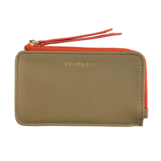 【RHYTHM BOX】リズムボックス　フラグメントケース　モカ×オレンジ