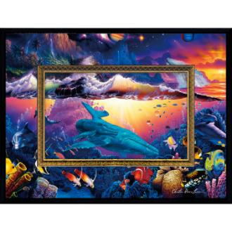 クリスチャン・リース・ラッセン ビッグアート「ギャラクシー オブ ライフ3（Sサイズ）」