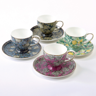 [クイックセット] 〔ロイヤルアーデン〕カップ&ソーサー（４ヶ）