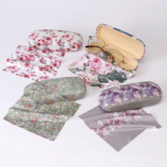 [クイックセット] クロス付きメガネケース（８ケ）