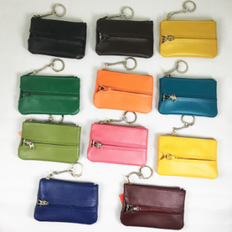 [クイックセット]  牛床革 キーケース付 小銭入れ（11ケ）