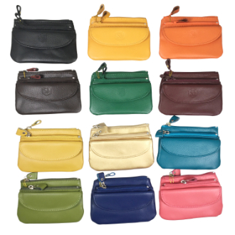 [クイックセット]  牛床革 小銭入れ（12ケ）