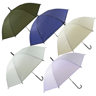 [クイックセット]  58cm ビニールジャンプ傘 エンボス無地（30本）