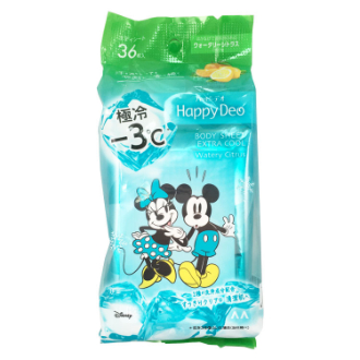 マンダム ハッピーデオ ボディシート 極冷ウォータリーシトラス 36枚
