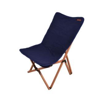 〔peace park〕フォールディング　ウッドチェア　ミディアム　NAVY