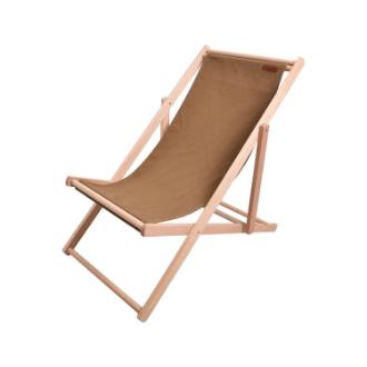 〔peace park〕ウッドビーチチェア　TAUPE