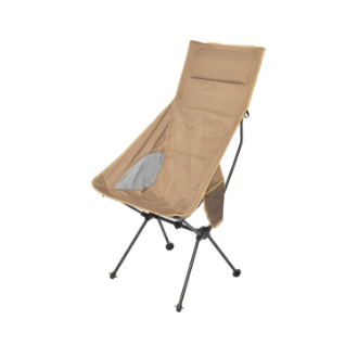 〔peace park〕ポータブルアルミチェア　ハイTAUPE