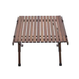 〔peace park〕フォールディングウッドテーブル スモール　BROWN