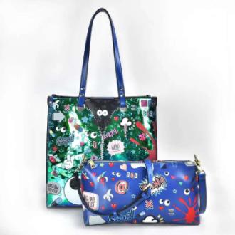 【EYE THEME】アイテーマ　エナメルトート