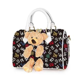 【EYE THEME】アイテーマ　ベアボストン型ハンドバッグ