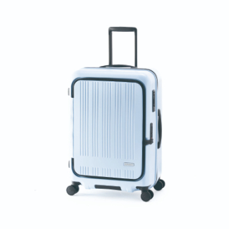 大容量横開きキャリーケースMAXBOX　70-78L　マットペールブルー