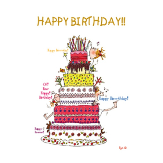 ココバースデースルーカード RY-17