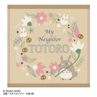 となりのトトロ アンティークリーフ ミニタオル