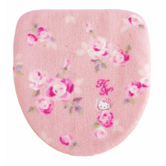 ハローキティ グレース トイレフタカバー ピンク