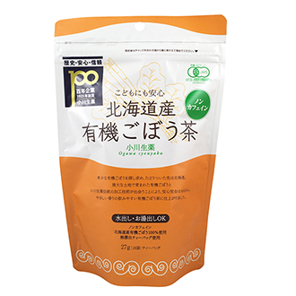 小川生薬　北海道産　有機ごぼう茶　18袋