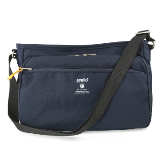 【anello】アネロ GRANDE　CABIN 多機能ショルダーバッグ　ネイビー