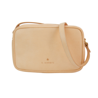 【IL BISONTE】イルビゾンテ　レザースクエアショルダーバッグ　BCR327　NA262