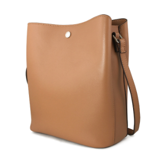 【Legato Largo】かるいかばん　縦型ショルダーバッグ　キャメル