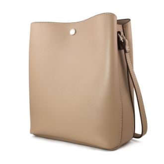 【Legato Largo】かるいかばん　縦型ショルダーバッグ　グレーベージュ