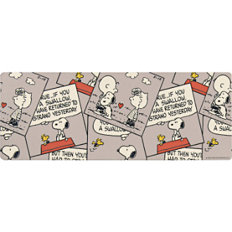 スヌーピー キュートコミック PVCロングマット 約45×120cm