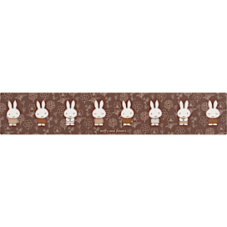 ミッフィー ラインアート PVCロングマット 約45×240cm