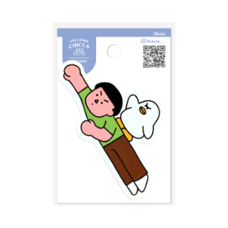 クリエイターズサーカス ステッカー　GO!GO!