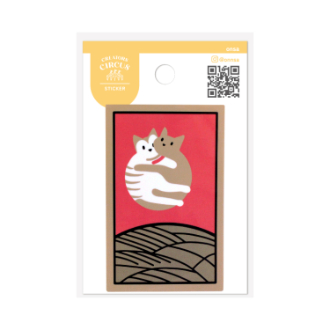 クリエイターズサーカス ステッカー　ハナフダ キャット