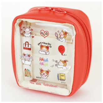 ココちゃん タイディマルチポーチ S レッド