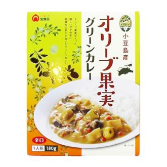 小豆島産 オリーブ果実グリーンカレー