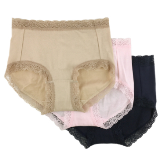 【RHYTHM BOX】リズムボックス　日本製 オリジナル３Pショーツ　PANTS TYPE（はきこみやや浅め）　LL