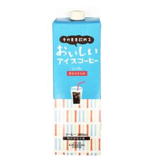 カワシマオリジナルそのまま飲めるおいしいアイスコーヒー甘さひかえめ
