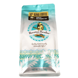 Hawaiian Paradise Coffee 10％コナ・バニラ・マカダミア