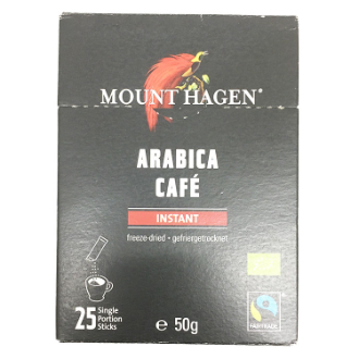 マウントハーゲン オーガニック フェアトレード インスタントコーヒースティック