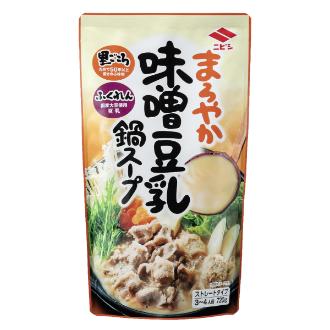 まろやか味噌豆乳鍋スープ