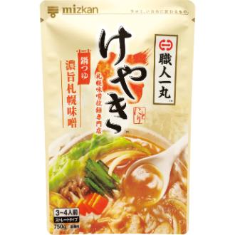 ミツカン 職人一丸 札幌味噌拉麺専門店 けやき 監修 札幌味噌 鍋つゆ